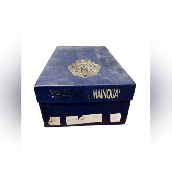 Verdecchia & Mainqua NWT High Heel Silver Leather Size 38 1/2 - Picture 8 of 8